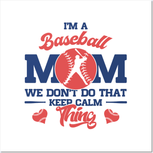 Baseball Mom Posters and Art